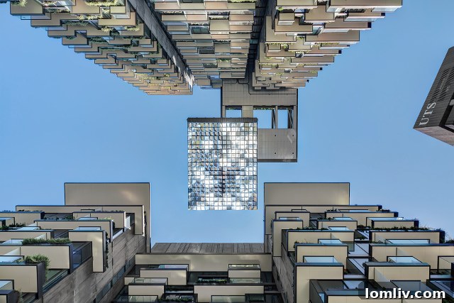 One Central Park's cantilever and heliostat system in Sydney