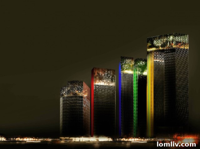 Reimagined City, Lima, Peru (Unbuilt) - Jean Nouvel's concept for a mist-covered urban district