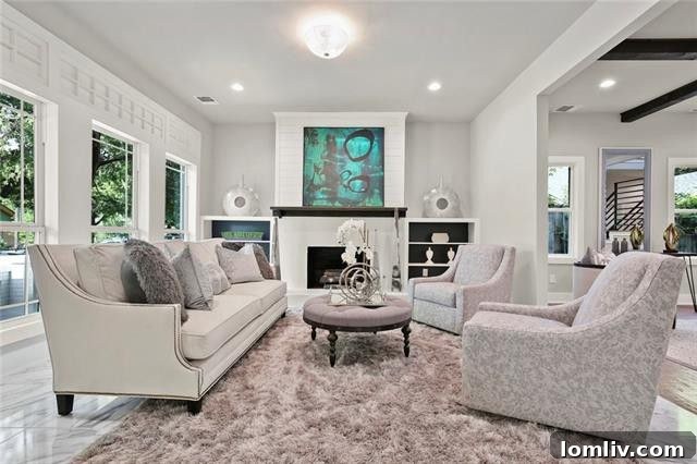 Modern interior design of 5611 Richmond Ave