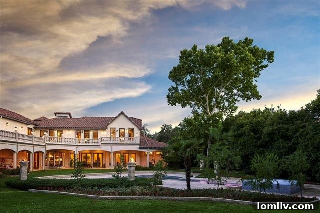 An entertainer's paradise awaits with captivating features like a luxurious spa fountain, dynamic changing pool lights, and impressive fire pillars, all contributing to an atmosphere of unparalleled sophistication and fun.