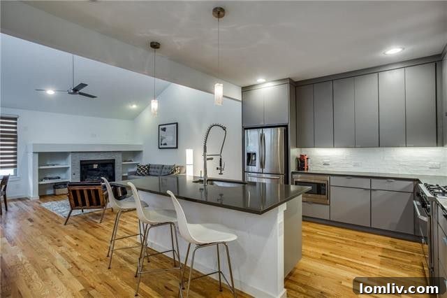 Designer kitchen with luxury appliances