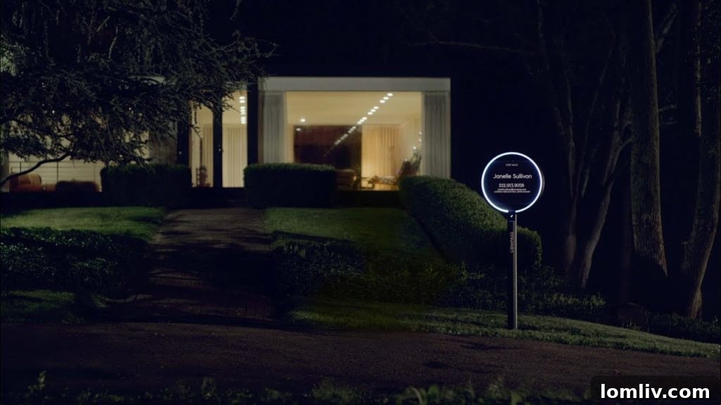 Compass digital real estate sign innovation