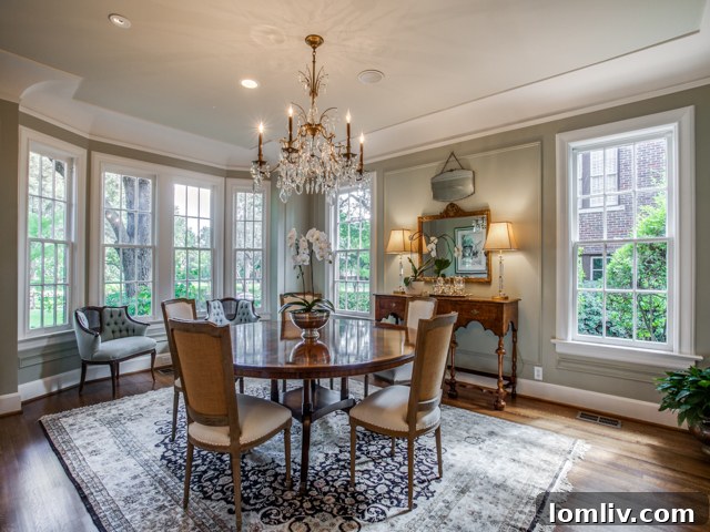 Bright and inviting office space in the 5901 Swiss Avenue home