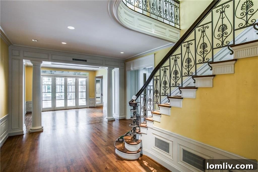 Spacious Living Area within the Historic Wyly Estate