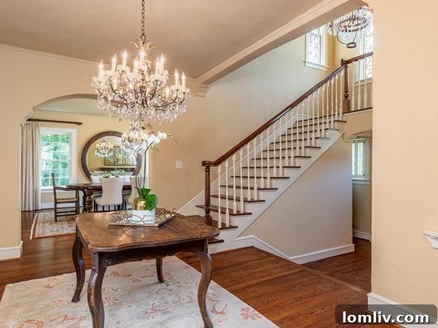 Architectural Details of the Historic Park Hill Home Entryway
