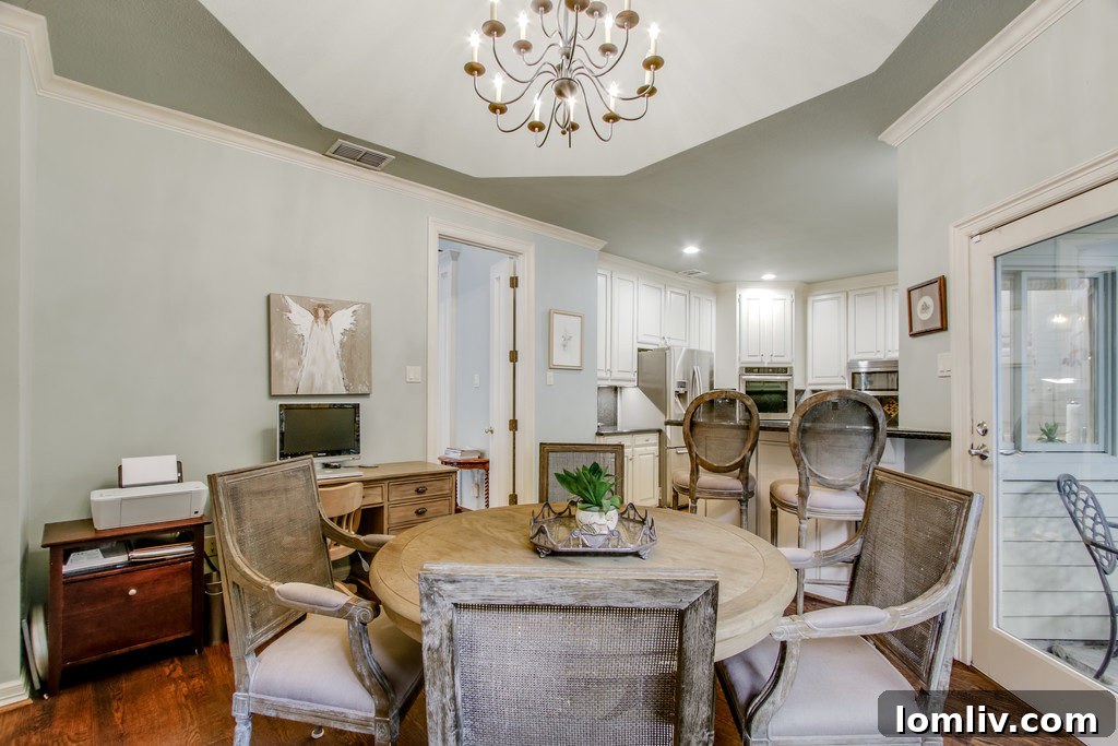 Spacious secondary living area, ideal for family gatherings or a home office
