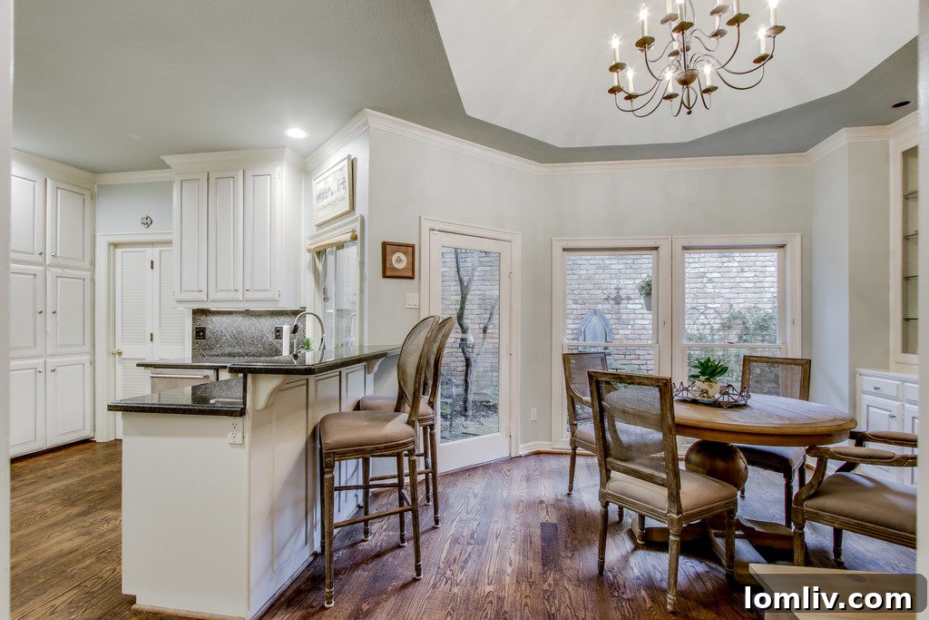 Stylish guest bedroom, comfortably appointed