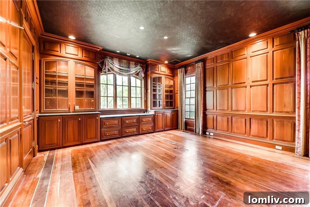 Upstairs game room or media room, luxury Dallas home
