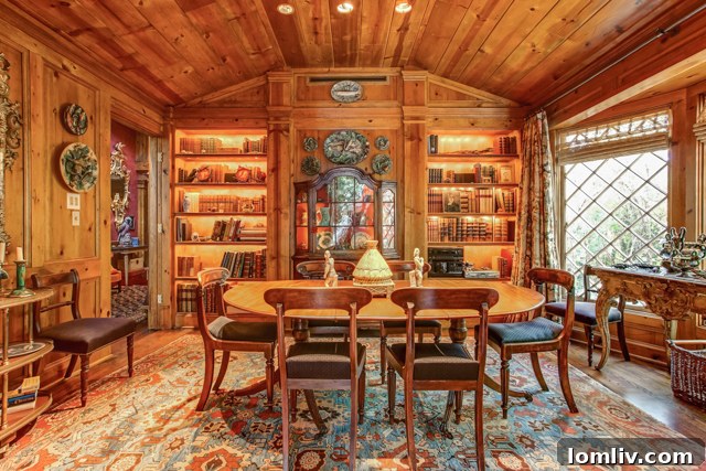 Custom woodworking detail throughout 5516 Byers Avenue's condo-cottage