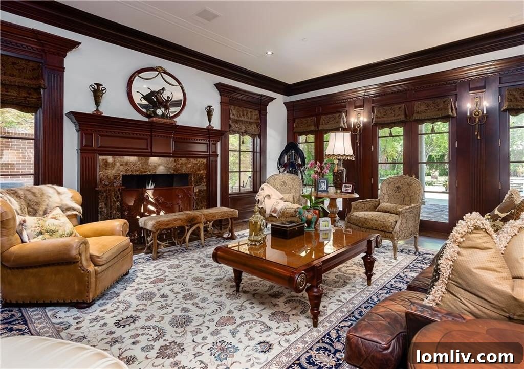 Gourmet Kitchen with Blue and White Theme, High-End Appliances
