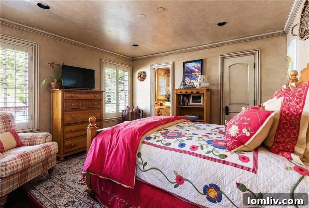 Tastefully Decorated Guest Bathroom