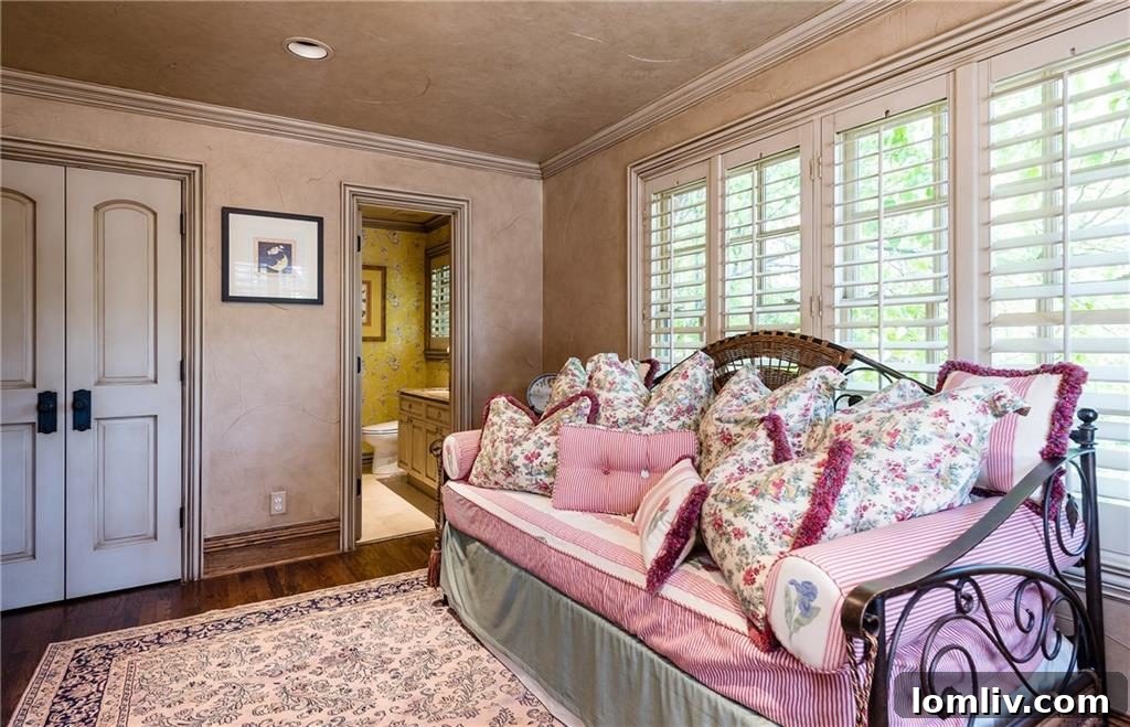 Charming Corner of the Guest House with Thoughtful Decor