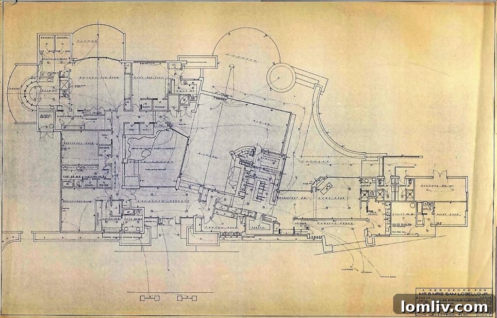 Lobello House - Original Architectural Drawing