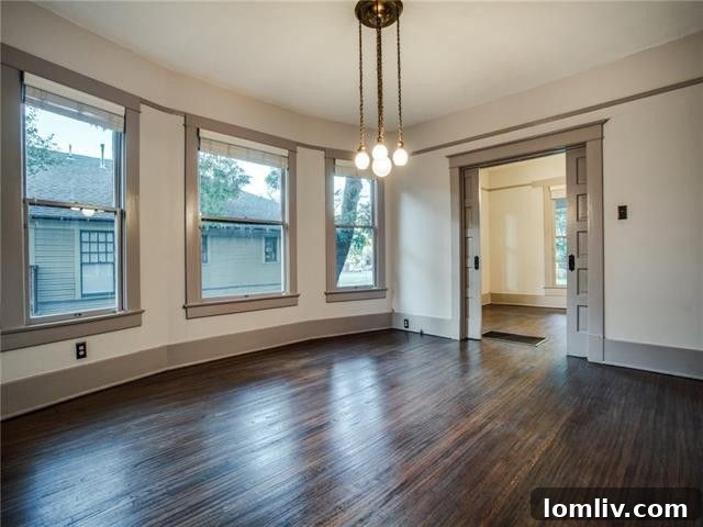 Diane Sherman Unveils Historic Winnetka Heights Craftsman Priced at 449000 13 Interior View of a Classic 1911 Craftsman Home