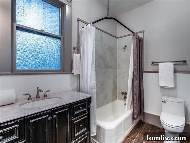 Diane Sherman Unveils Historic Winnetka Heights Craftsman Priced at 449000 15 Elegant Bathroom with Period Details in Winnetka Heights Home