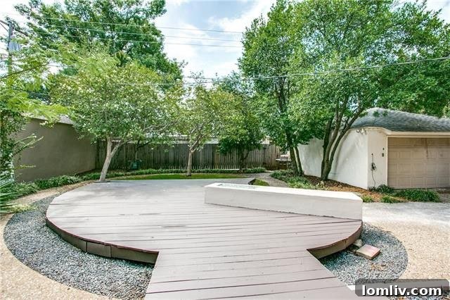 Spacious Backyard with Large Deck and Fire Pit