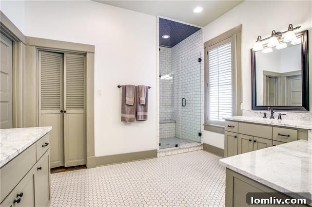 Dallas Open House Gems Await Your Discovery This Weekend 16 Modern kitchen with quartzite countertops and Shaker-style cabinetry at 832 Melba Street