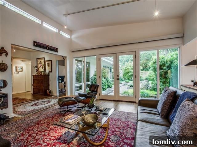 Dallas Open House Gems Await Your Discovery This Weekend 4 Inviting front entrance of 7120 Fenton Drive, showcasing exquisite design
