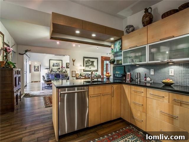 Dallas Open House Gems Await Your Discovery This Weekend 5 Spacious living area with hardwood floors and natural light at 7120 Fenton Drive