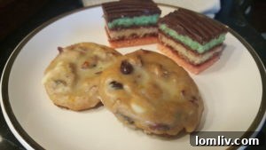 Jeremy Larsen's distinctive Iced English Plum Pudding Cookie