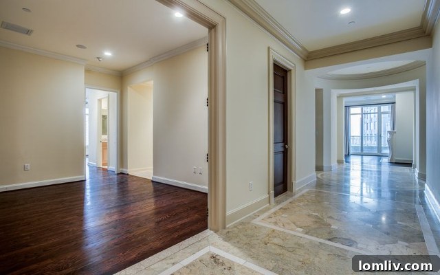 Grand Entrance Foyer in Luxury Dallas Sub-Penthouse