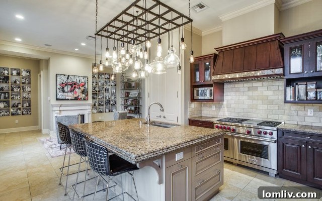 Cozy Seating Area in Ritz Residences Penthouse Kitchen