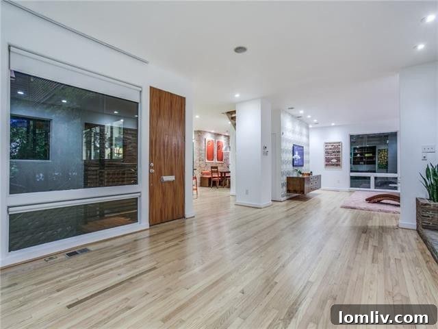 Unique architectural details and custom built-ins