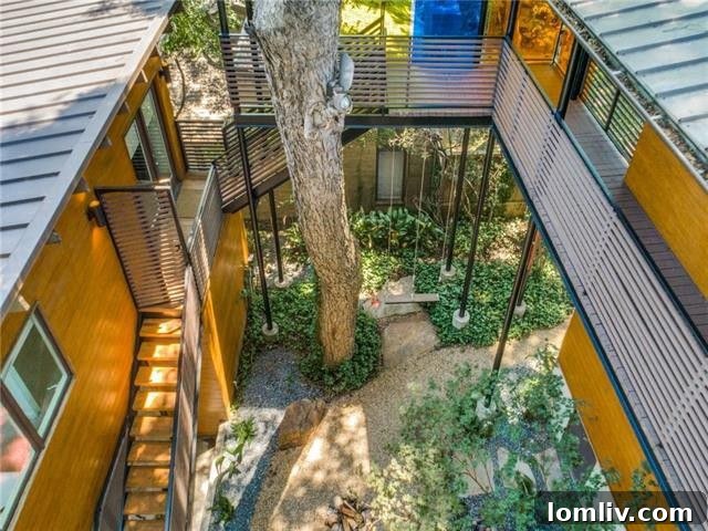 Pathways and hardscaping in the serene Wildgrove Ave backyard
