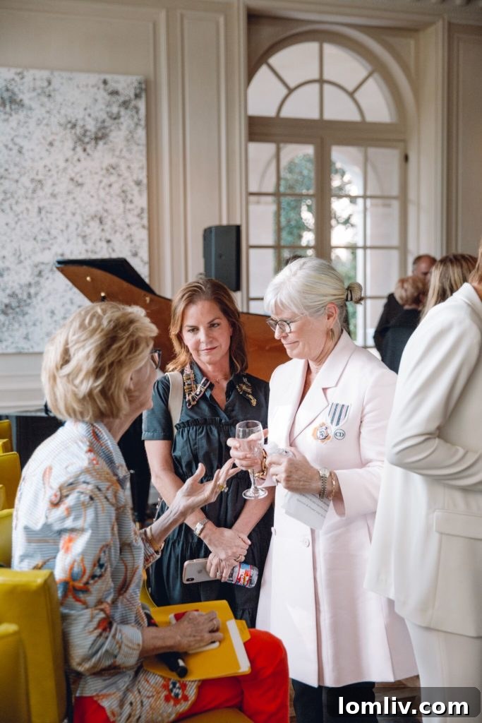 Professional women at real estate event