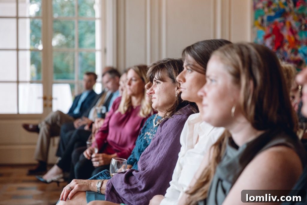 Attendees sharing insights