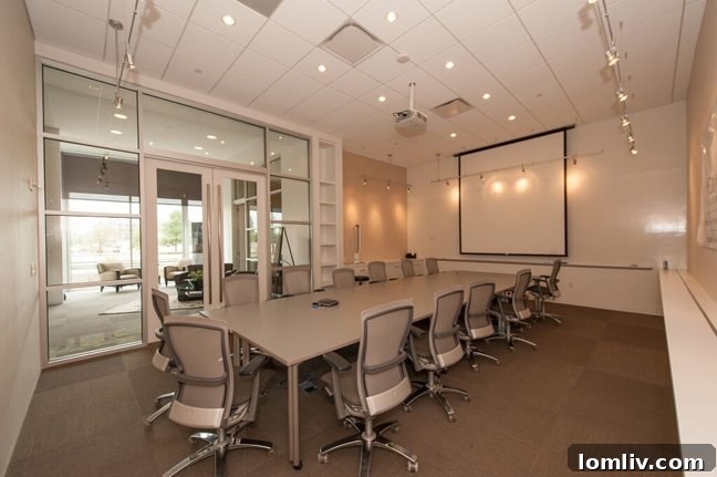 Vibrant interior of a modern co-working space, showing open areas