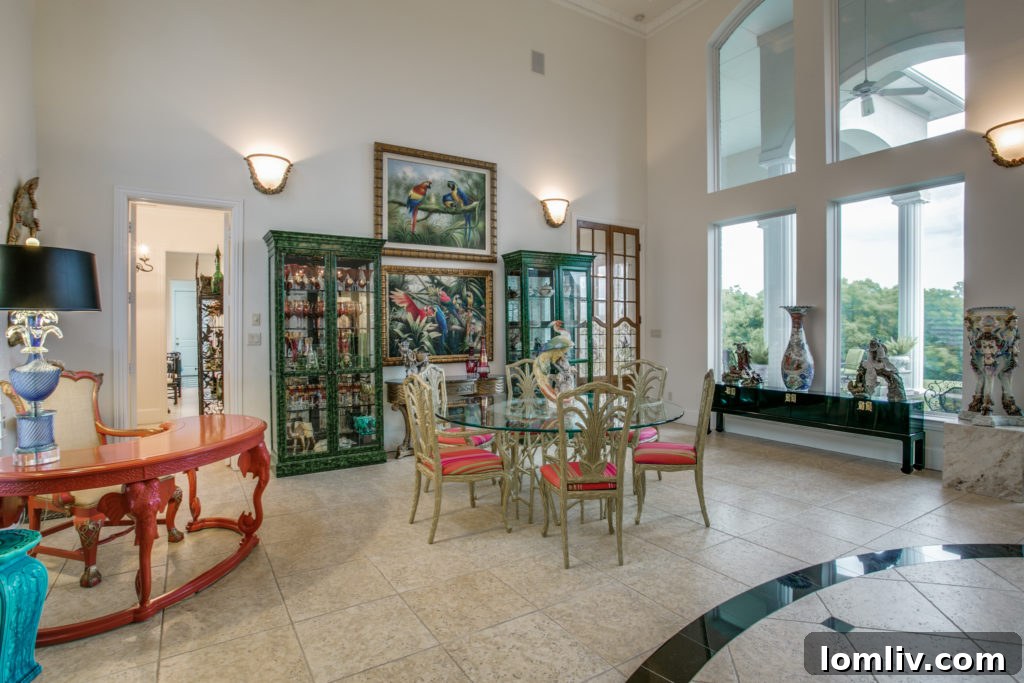 Elegant Hallway and Staircase Prosper TX