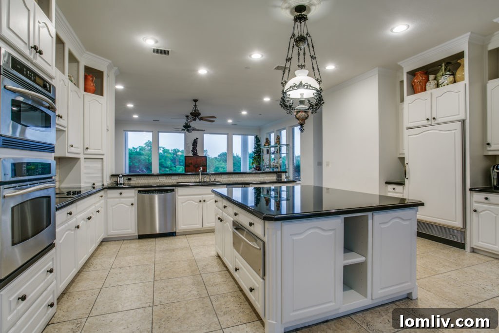 Gourmet Kitchen Island with Seating Prosper Luxury Real Estate