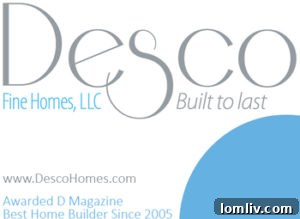 Desco Fine Homes logo, signifying quality custom home building in North Texas.