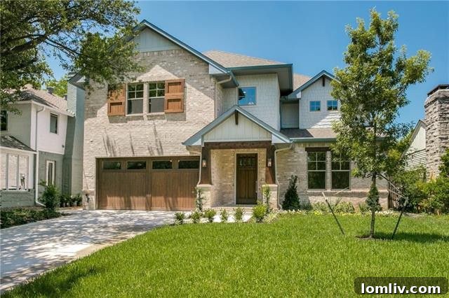 Stunning exterior of 6225 McCommas Blvd showcasing brick facade and professional landscaping.