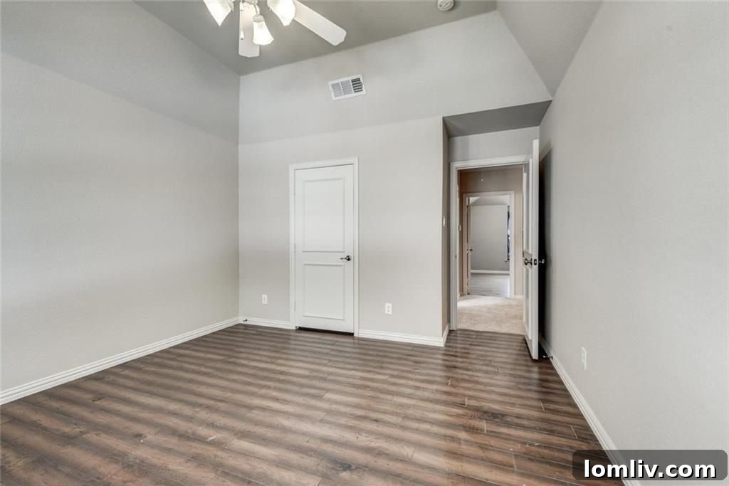 Bright and airy upstairs bedroom