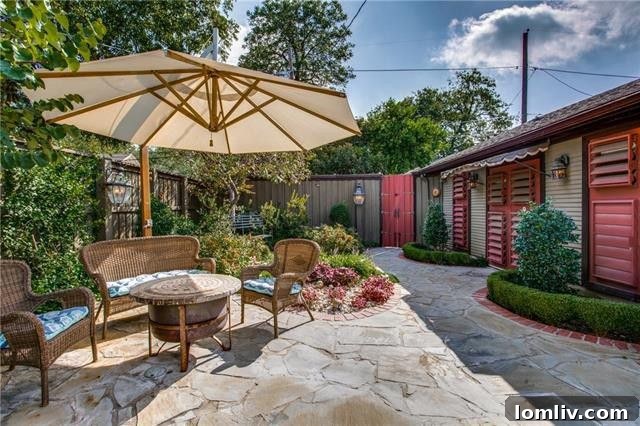 Inviting swimming pool and outdoor living space.