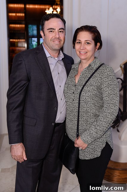 Michael Bosco, Chairman of the Board for Texas Discovery Gardens, and his wife Celeste Bosco at the Flora Award kick-off event.