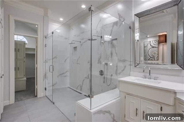 Renovated Master Bathroom Plano