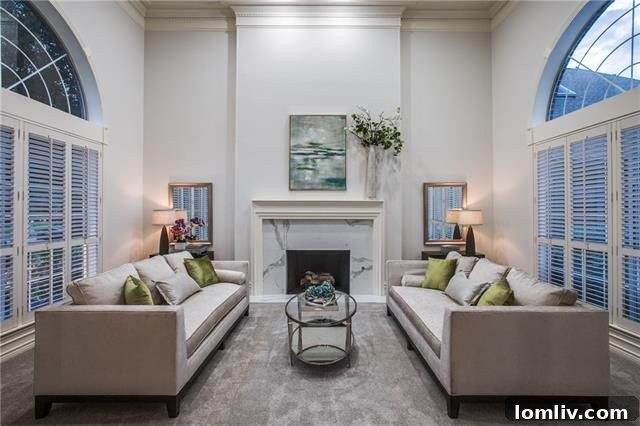 Renovated Living Room Fireplace