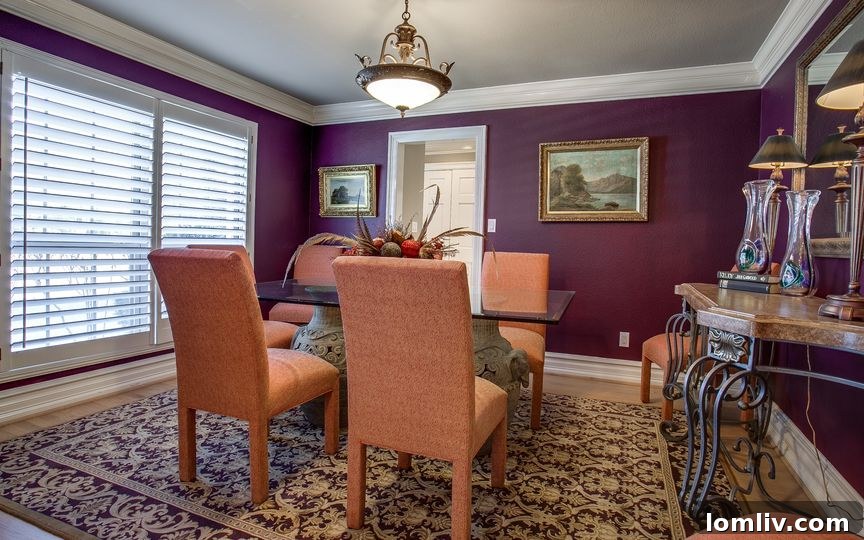 Bright and inviting breakfast nook in the home