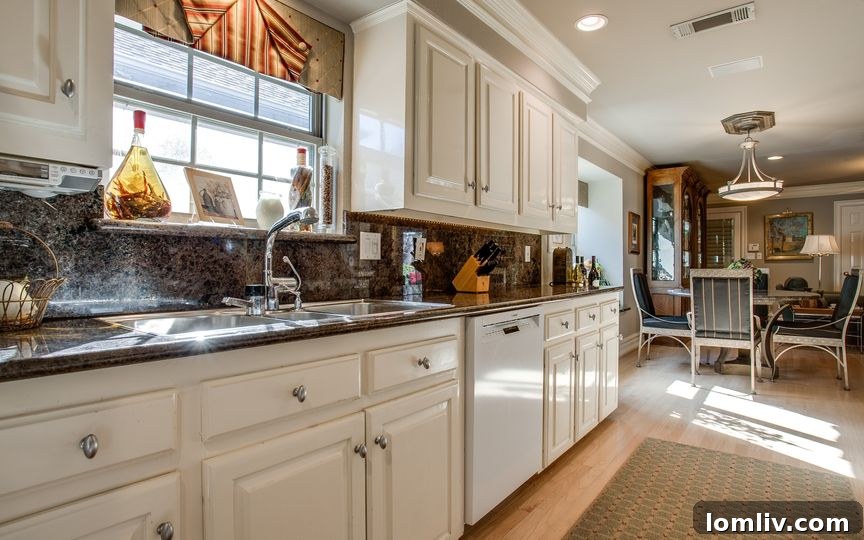 Luxurious master bathroom with modern fixtures