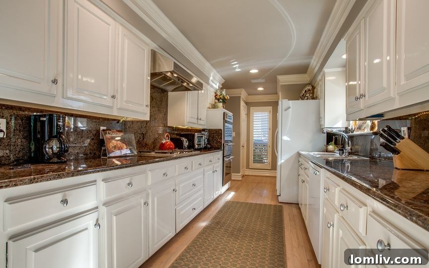 Spacious master bathroom vanity area