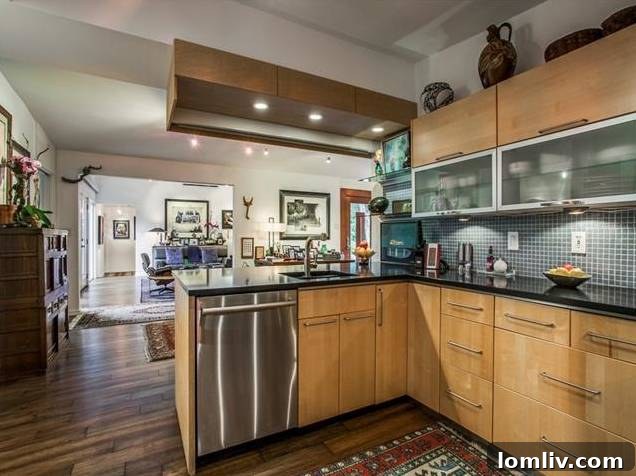Sleek Modern Kitchen with European Cabinetry