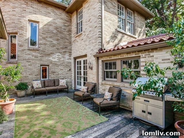 Swiss Avenue's Best No Gimmicks Just Grandeur 28 Well-maintained backyard offering privacy and outdoor enjoyment