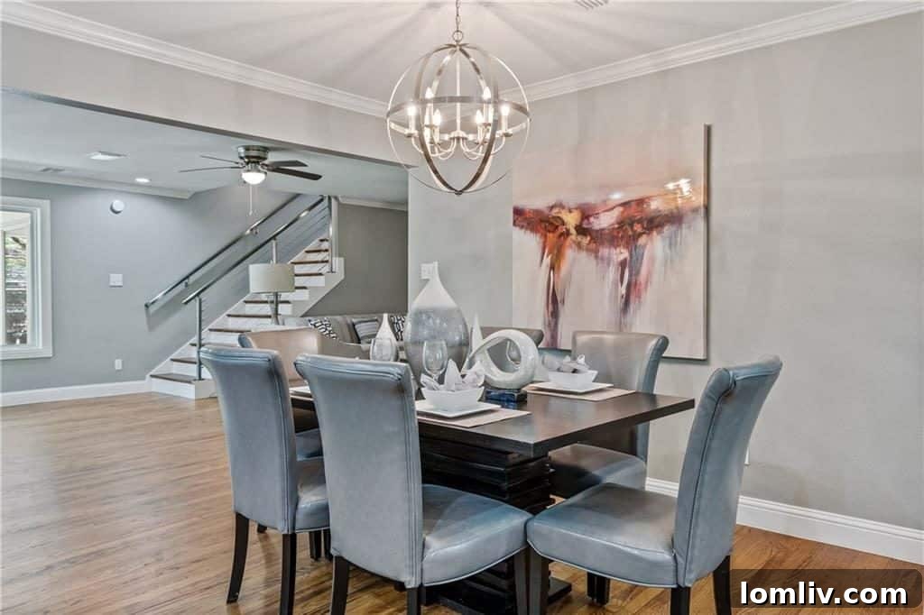 Expansive Great Room with Floor-to-Ceiling Stone Fireplace