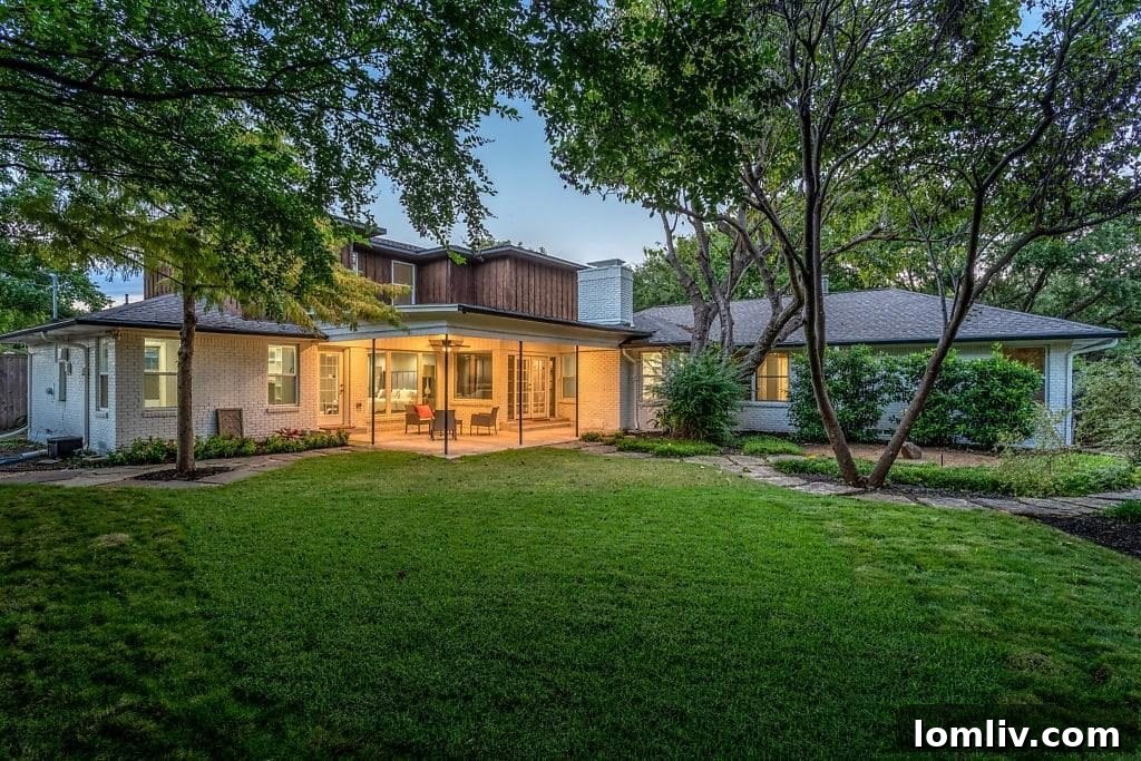 Expansive Front Yard and Exterior of 11031 Lawnhaven, Dallas