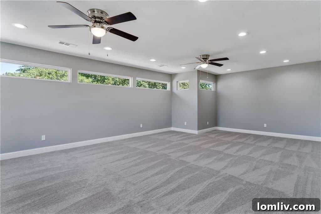 Secondary Master Bedroom Upstairs with Ample Space and Natural Light