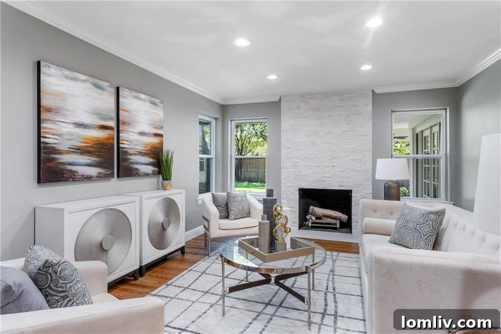 Bright and Inviting Dining Area Adjacent to the Modern Kitchen