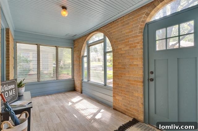 Charming brick facade of 514 Blair Boulevard, highlighting its curb appeal and historic appeal